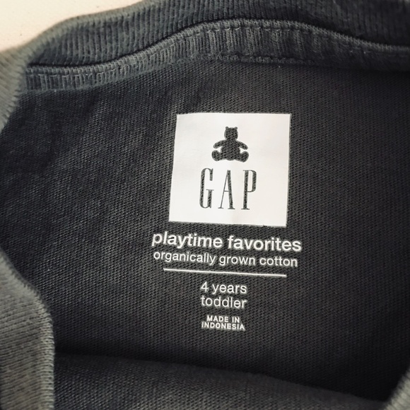 2 Kids Gap Crew Neck Short Sleeve T-Shirts 4T | Organic Cotton | Like New - Picture 9 of 11